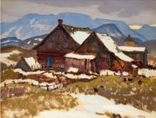 Arbuckle, George Franklin : Farmstead, near Baie St-Paul