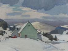 Arbuckle, George Franklin : Horses and Sleigh