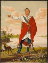 Portrait du Chef Mohawk Thayendanegea, Joseph Brant