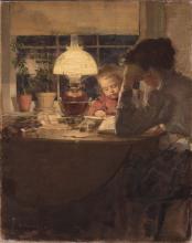 Brownell, Peleg Franklin : Lamplight