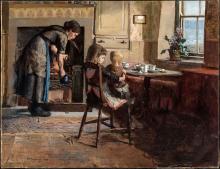 Brymner, William : The Lonely Orphans Taken to Her Heart