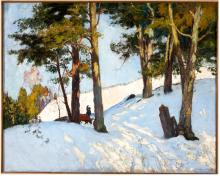 Cullen, Maurice Galbraith : Logging in winter, Beaupré