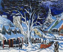 Fortin, Marc-Aurèle : Canadian Village, Winter