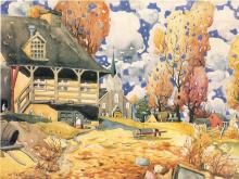 Fortin, Marc-Aurèle : Automne, Laval-des-Rapides