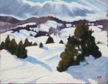 Holgate, Edwin H. : Snow Clouds, Morin Heights