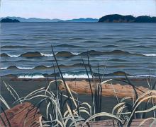 Hughes, Edward John : Beach at Savary Island, British Columbia (Plage, Ile Savary, Colombie-Britannique)