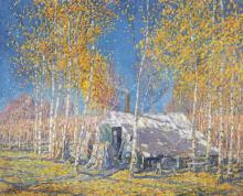 Lismer, Arthur : The Guide's Home, Algonquin (La maison du guide, Algonquin)