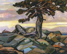 Lismer, Arthur : The Pine Tree and Rocks