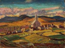 Lismer, Arthur : Quebec Village, Saint-Hilarion