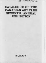 Canadian Art Club Annual Exhibition 1914