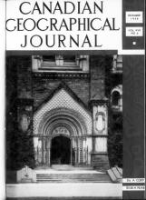 Canadian Geographical Journal, décembre 1938