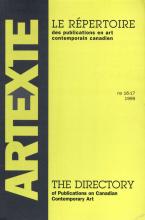Artexte 1999