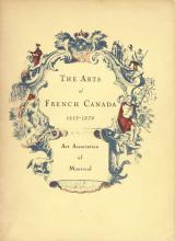 Arts of French Canada