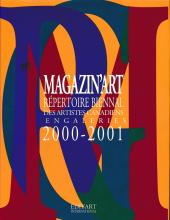 Répertoire Biennal des artistes canadiens en galerie Magazin’art 2000-2001